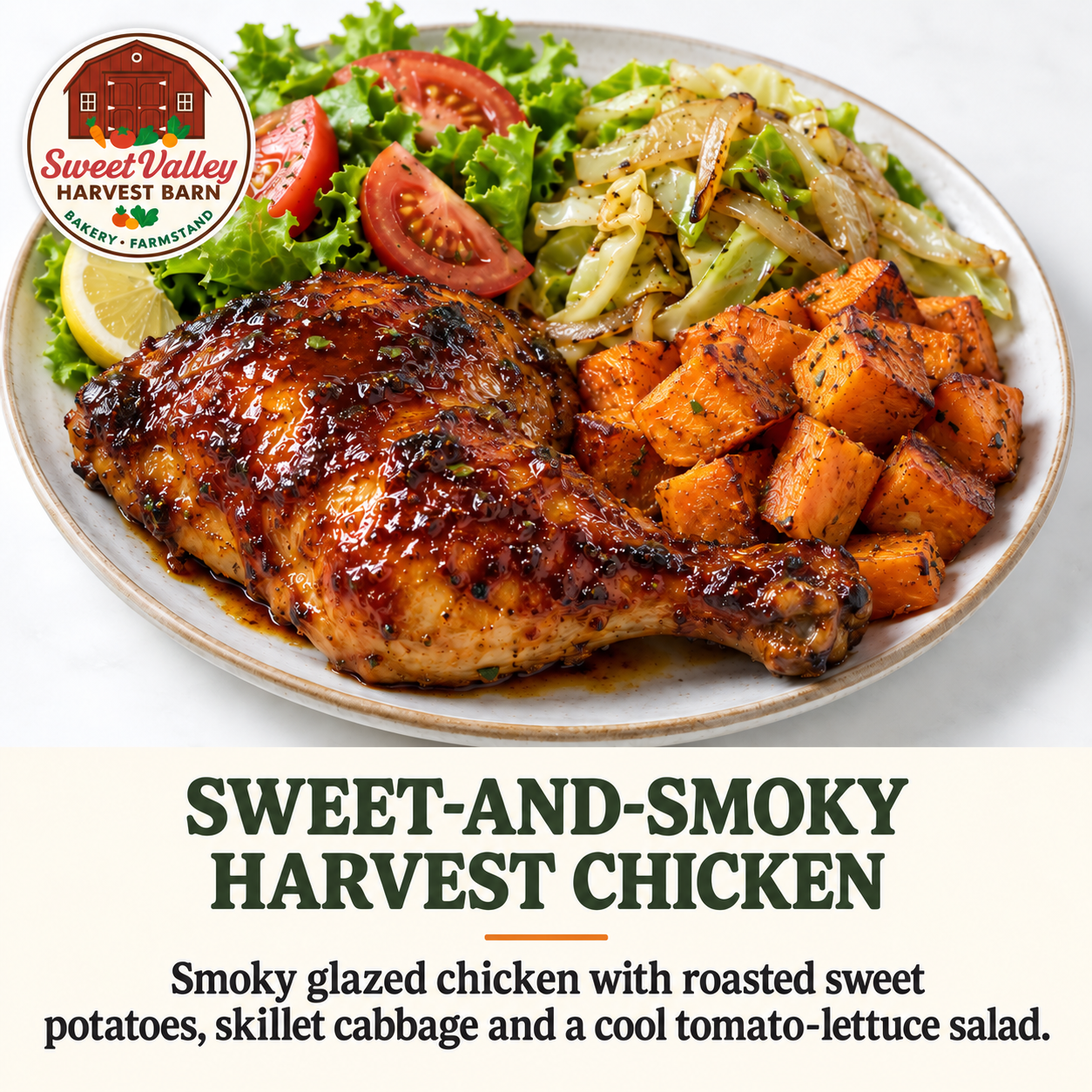 Sweet-and-Smoky Harvest Chicken
